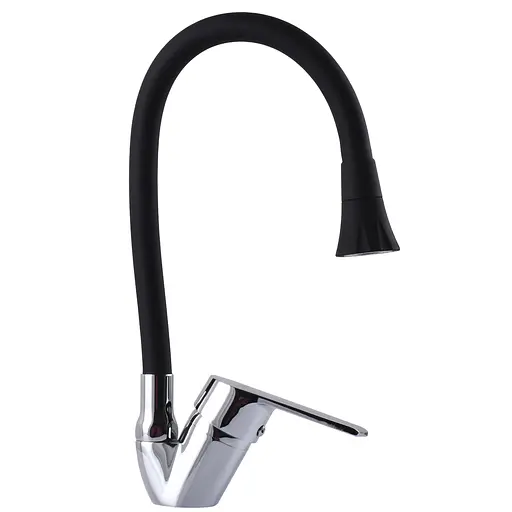 Смеситель для кухни Domino Blitz DBC-203SA-B01 Черный матовый - фото 6