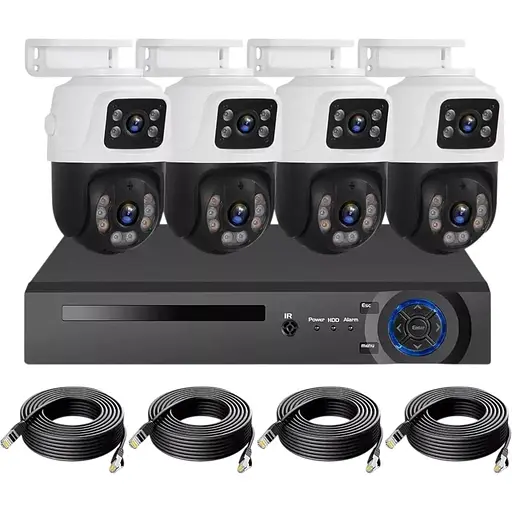 Комплект відеоспостереження Erston провідний з переглядом через 3G мережу DVR KIT 4ch метал HD набір на 4 камери з реєстратором