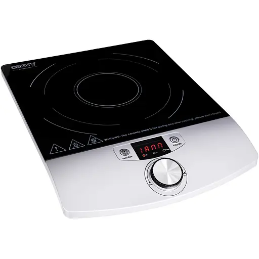 Плита настільна Camry CR 6515 індукційна/ конфорок:1/ 20-2000Вт/ 60°-240° С/ склокераміка
