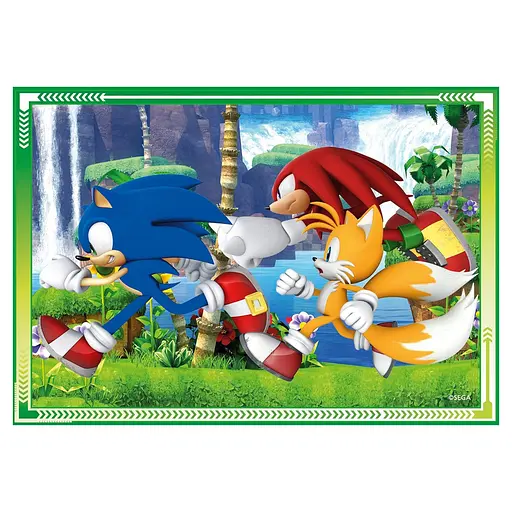  Пазл 4 в 1 Clementoni Sonic: 12+16+20+24 елементи (21522) - фото 4