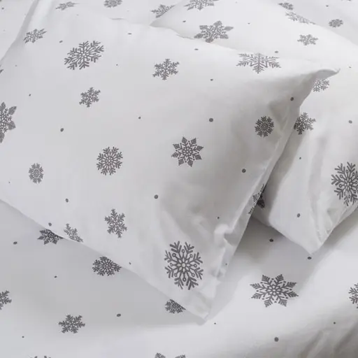 Постельное белье Lotus Home Фланель - Crystal Snow евро (svt-2000022349017) - фото 2