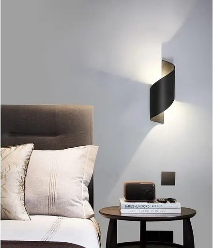 Чорний Світлодіодний вуличний світильник чорний - фото 2