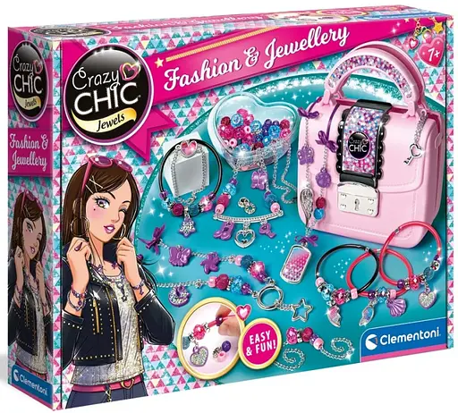 Набір для творчості Crazy Chic Гламурна сумочка для створення прикрас - Clementoni