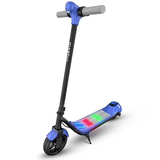 Детский электросамокат GIANT Kids ES1 синий, с LED-подсветкой деки и колес, от 4 лет - фото 2