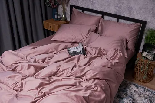 Комплект постільної білизни Moon&Star Satin Premium Coral Reef King Size 220x240 см наволочки 2х40х60 см - фото 5