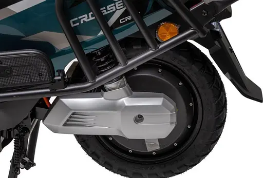 Електроскутер Двомісний Crosser CR17 (2500W, Графенова батарея 72V/35Ah) Чорний - фото 12