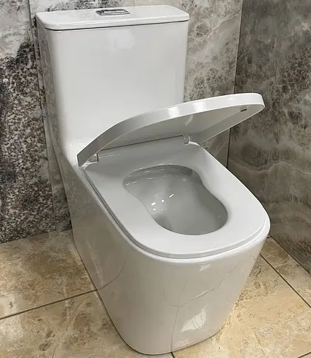 Підлоговий унітаз VBI Linosa Rimless white VBI-021002, Білий - фото 4