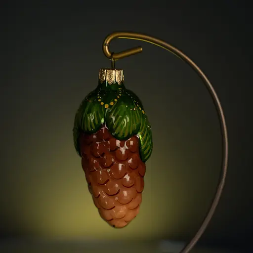 Набір ялинкових прикрас Різдвяні історії Ялинковий в дерев'яній коробці скло (4820001154214) - фото 7