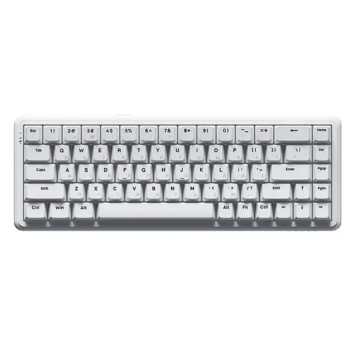 Клавіатура Ajazz AK680 MAX Magnetic Switch ABS White Keycaps RGB Aluminum Positioning Pl (AK680-WM-W-A) - фото 1