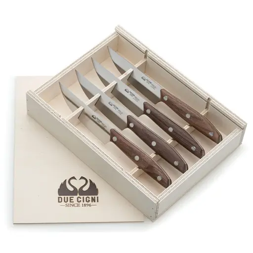 Набор ножей Due Cigni "1896" Steak America Walnut Handle - фото 2