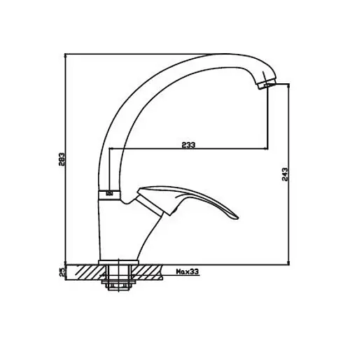 Змішувач для кухні Haiba MARS 777 білий HB0275 - фото 2