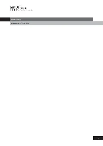 TestDaF Musterprufung 4. Heft mit Audio-CD. Deutsch als Fremdsprache - фото 3