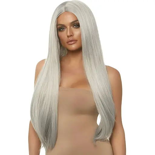 Перука Leg Avenue 33 Long straight center part wig Grey