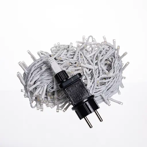 Гірлянда Нитка вулична GarlandoPro 30 м 300 LED білий дріт Жовтий CF300L30MWY - фото 3