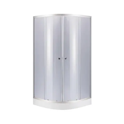 Душевая кабина Lidz Latwa SC80x80.SAT.LOW.GR, стекло тонированное 4 мм + поддон Kupala - фото 1