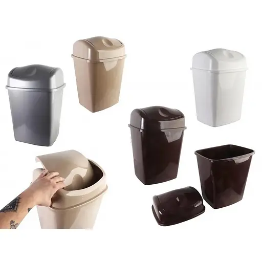 Відро для сміття 27 л 47 × 27.5 × 33 см в асортименті - фото 2