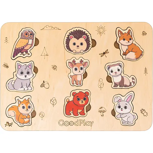 Пазл-сортер GoodPlay Лісові звірята (PS-4-021)