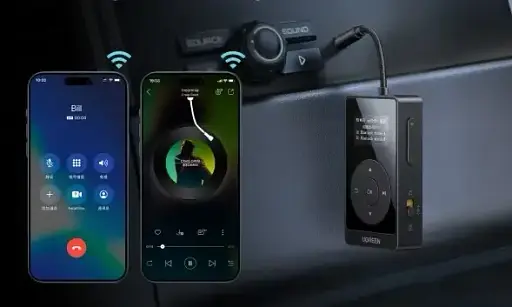 Bluetooth адаптер Ugreen BT503 BT5.3 Audio Receiver black - фото 3