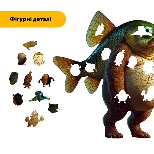 Деревянный фигурный пазл Триппи Троппи, А2, Картонная коробка 300+ элементов - фото 3