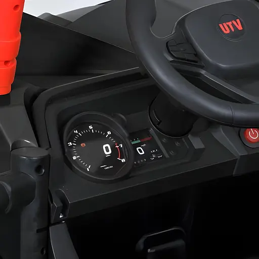 Електромобіль дитячий Bambi M 5911EBLR-2-5 на 2 моторах та USB для музики 24V Зелено-чорний - фото 2