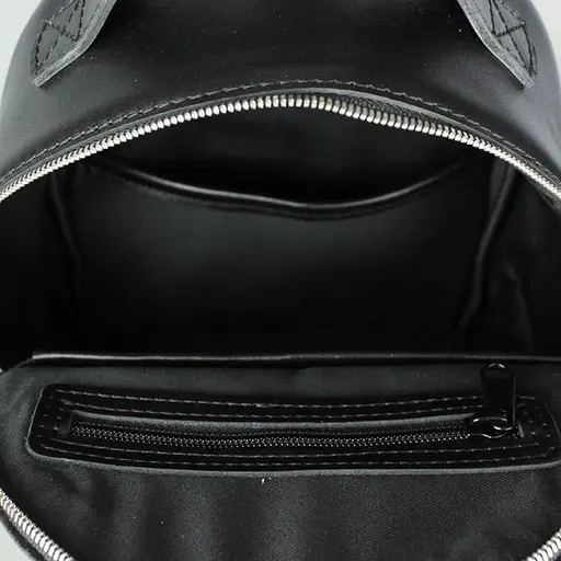 Кожаный рюкзак Groove S черный - фото 6