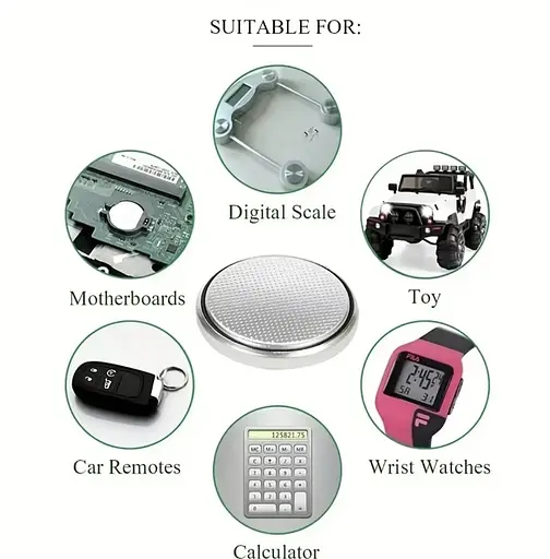 Набір літієвих батарейок-таблеток CR2032 для дрібної техніки - фото 4