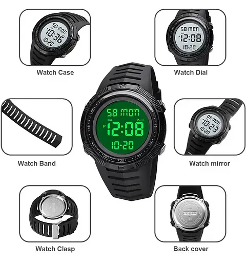 Чоловічий спортивний годинник Skmei 1632 Білий - фото 7