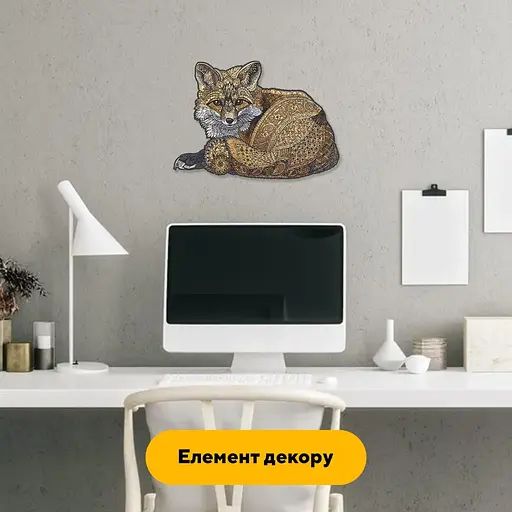 Пазл деревянный Таинственный Лис, А1, Картонная коробка 500+ элементов - фото 6