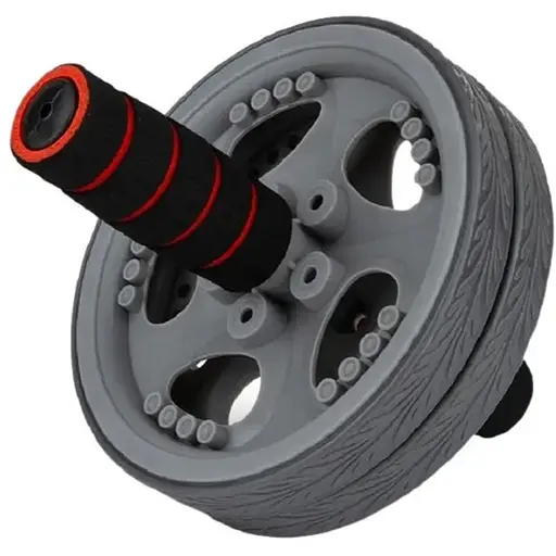 Колесо для пресса Power System PS-4042 Dual-Core Ab Wheel Grey/Black (PS-4042_Grey-Black) - фото 1
