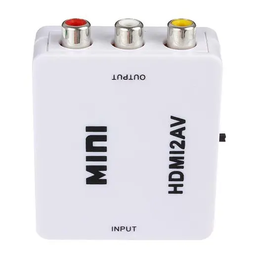 Конвертер Hdmi to AVВхід Hdmi мама -- Вихід 3RCA мама - фото 8