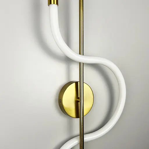 Латунная бра с акриловым рассеивателем 65 см Line F Арт. W030/600 AB - фото 2