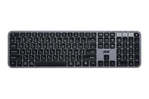 Клавіатура бездротова 2E KS240 Gray/Black (2E-KS240WG_UA) - фото 3