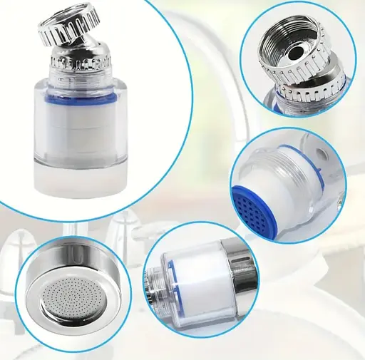 Водоощадна насадка на кран із фільтром-очисником, аератор, барботер - фото 14