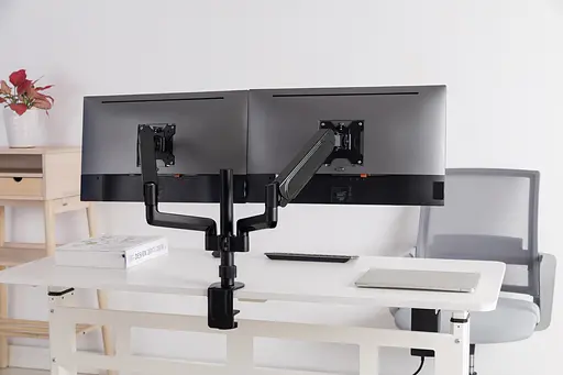 Настольный крепеж для двух мониторов OfficePro 17-32" Black (MA722B) - фото 13