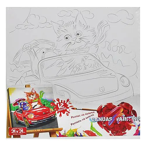 Розпис на полотні 31см*31см с.7 №10 PX-07-10