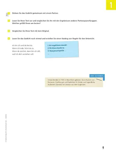 Zwischendurch mal Gedichte Kopiervorlage - фото 3