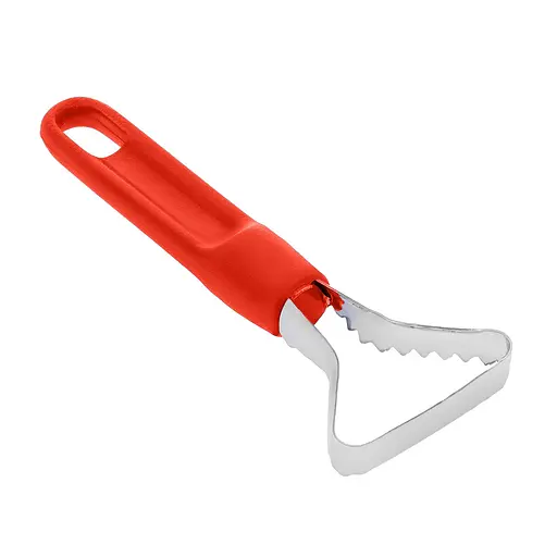 Рибочистка ніж для чищення риби з пластиковою ручкою 15 см, Kitchette Червоний 86555 - фото 4