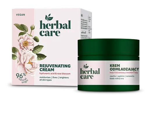 Омолаживающий крем Гиалуроновая кислота и цветы розы Herbal Care Farmona 50 мл - фото 1