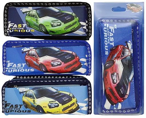 Пенал-косметичка Спортивна машина, 2 змійки, DY-447 (В асортименті) - фото 2