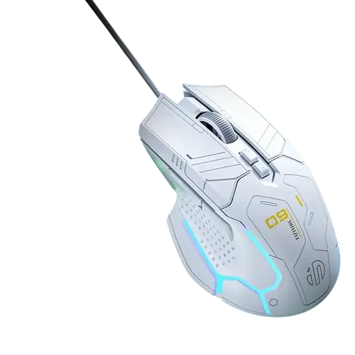 Мышь INPHIC PG9 RGB White - фото 3