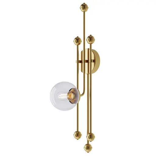 Настінне бра Cari, PikArt арт. 20106 Прозорий 12 см - фото 1