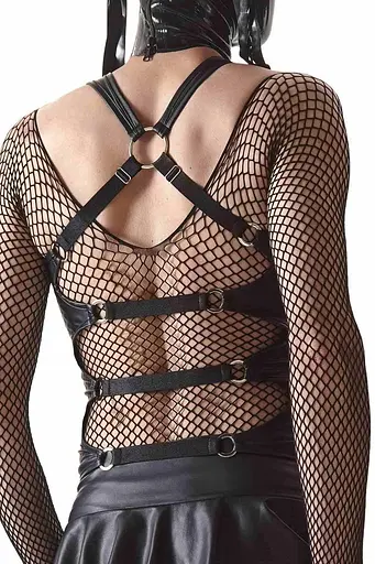 Топ Regnes Fetish Planet CRD006, S (чорний) - фото 3