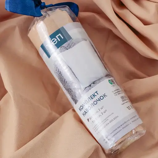 Комплект наволочок ТЕП скрутка бежевый 50 x 70 см (2-03861_27406) - фото 6