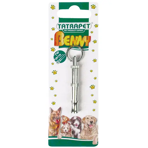 Свисток TatraРet Benny металлический ультразвуковой для дессуры 200 мм