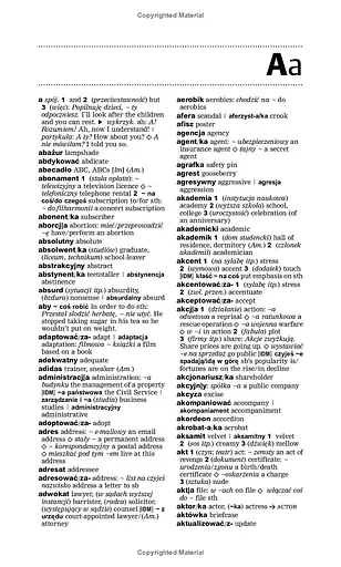 Oxford Essential Polish Dictionary. Polish-English/English-Polish/Polsko-Angielski/Angielsko-Polski - фото 9