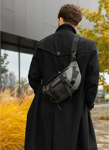 Велика чоловіча поясна сумка бананка Sambag 38х21 см sum0027307 - фото 9