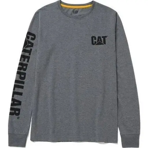 Кофта Caterpillar Trademark Banner Longsleeve Grey Heather S (1103-1510034-004-S)