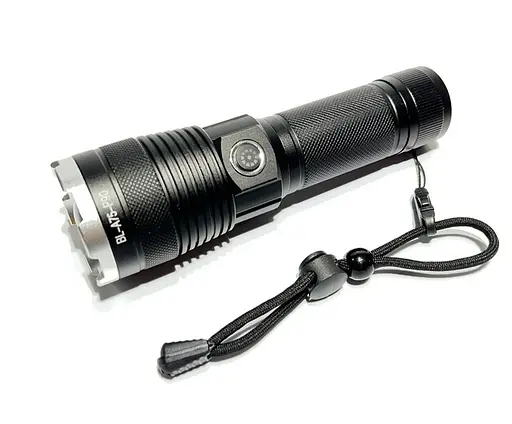 Ручной фонарь BL-A75-P90 zoom + Type-C + 26650 (3xAAA) 5 режимов