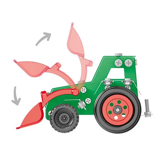 Дитячий металевий конструктор 1799TXK 140 деталей - фото 3