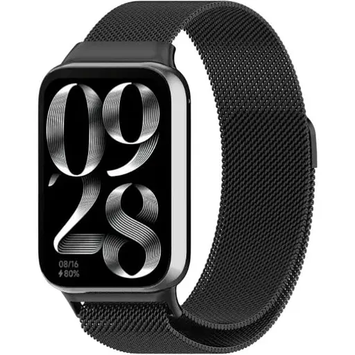 Ремешок DK для Xiaomi Mi Band 8 Pro Metal Milanese Loop Magnetic (017123) (black)